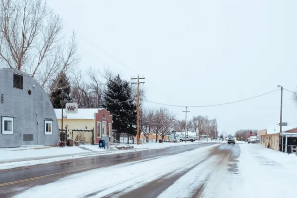 1st Street in Severance, Colorado town center